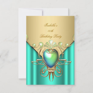 Gouden Smaragd Jade Groene Elegante Verjaardagsfee Kaart