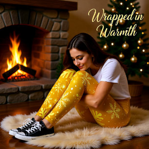 Gouden Sneeuw Leggings
