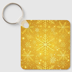 Gouden Sneeuw Sleutelhanger