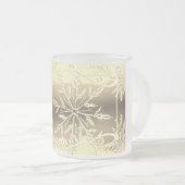 Gouden sneeuwvlok bevroren mok (Voorkant rechts)