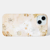 Gouden Sneeuwvlok Bliss Telefoon Case (Achterkant (horizontaal))
