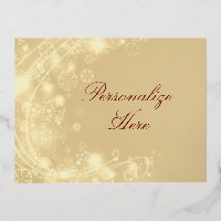 Gouden sneeuwvlok elegante subtiele winter