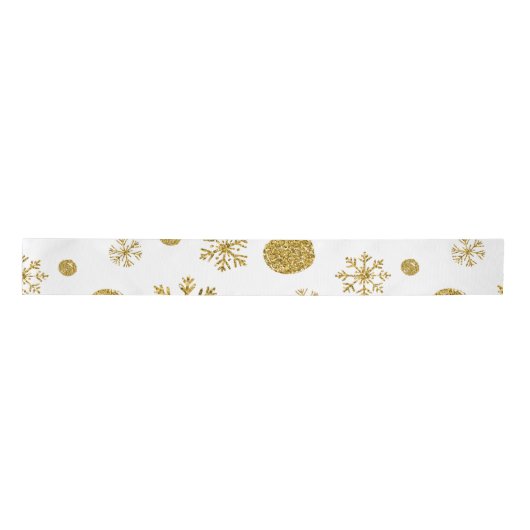 Gouden Sneeuwvlokken 1 Lint (Voorkant)