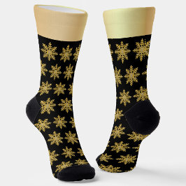 Gouden Sneeuwvlokken Sokken