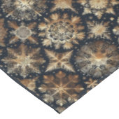 Gouden sneeuwvlokken tafelkleed (Gekanteld)