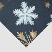 Gouden sneeuwvlokken tissuepapier (Detail)