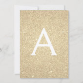 Gouden Sparkle Glitter 13e Dertien Verjaardag Kaart (Voorkant)