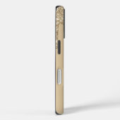 Gouden Sparkle Glitter Drips Case-Mate iPhone Case (Achterkant / Rechts)