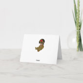 Gouden Sparkle Zebra Print Baby shower Dank u Bedankkaart (Achterkant)