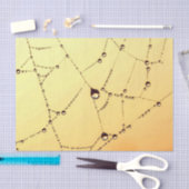 Gouden spinnenweb elegant tissuepapier (Craft)