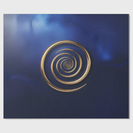 Gouden Spiraalstelsel Cadeaupapier