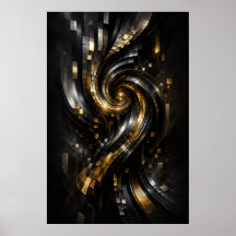 Gouden Spiraalwervelposter