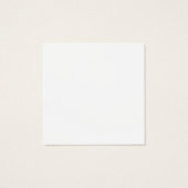 Gouden sprankelende squiggle ketting display kaart (Achterkant)