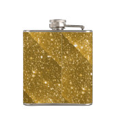 Gouden sprankelkolf heupfles (Achterkant)