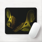 gouden spun fractal muismat (Met muis)