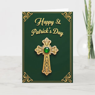 Gouden St. Patrick's Dag Kaart