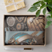  gouden steampunk papegaai tissuepapier (Geschenk)