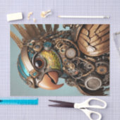  gouden steampunk papegaai tissuepapier (Craft)