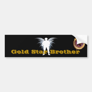 Gouden Ster Broer Bumpersticker