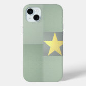 Gouden Ster Excellence Elegant Getextureerd Salie Case-Mate iPhone Case (Achterkant)
