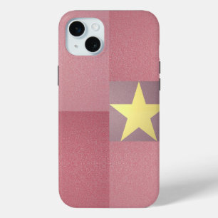Gouden ster Excellence Elegant Modern getextureerd iPhone 15 Mini Hoesje