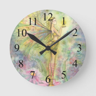 Gouden Ster Fee Fantasie Kunst Klok