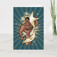 Gouden Ster Kerel Felicitatiekaart