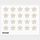 Gouden Ster Stickers (Vel)