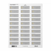 GOUDEN STER VAN DAVID bar mitswa - Benjamin Daniel Etiket (Full Sheet)