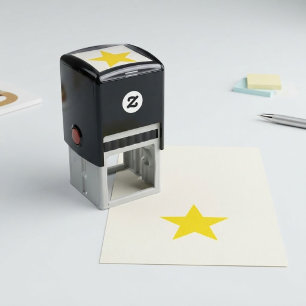 Gouden Ster voor Leraar Zelfinktende Stempel