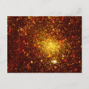 Gouden sterren briefkaart
