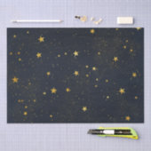 Gouden sterren in Night Sky Tissuepapier (Craft)