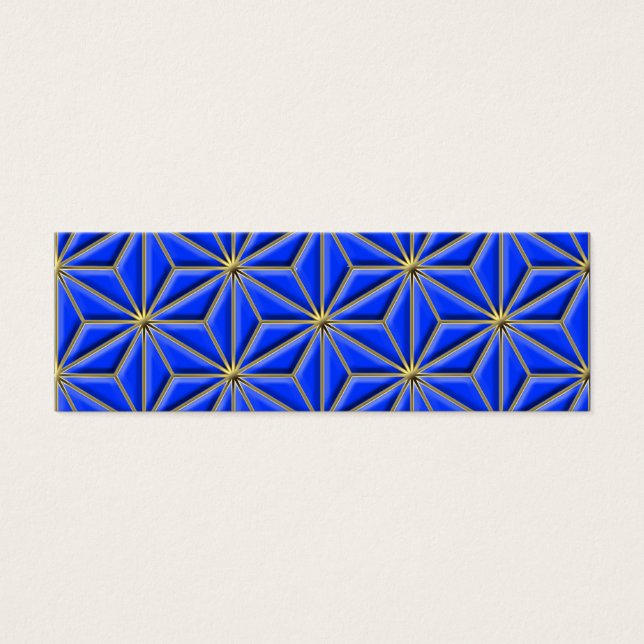 gouden sterren mini visitekaartjes (Voorkant)