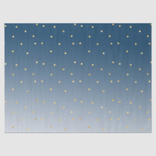 Gouden sterren Sky Shine Bright Ombre Tissuepapier