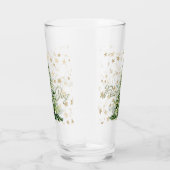 Gouden sterren Vrede en vreugde Groene kerstboom Glas (Rechts)