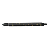 Gouden Sterren Zwarte Inkt Pen (Voorkant)
