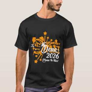 "Gouden Sterrenregen" Vuurwerkfeest T-shirt