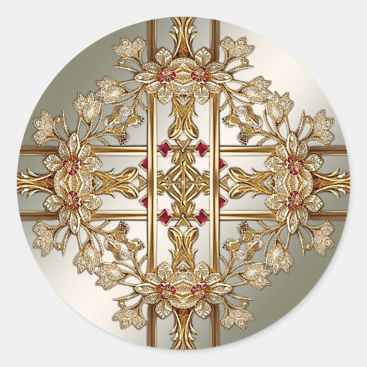 Gouden  Sticker (Voorkant)