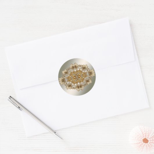 Gouden Sticker (Envelop)