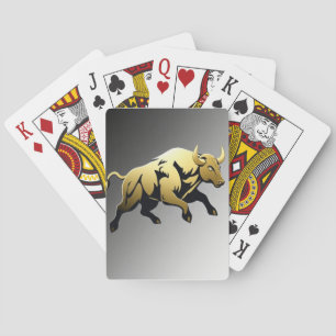 Gouden Stier – Embleem van Kracht & Welvaart Pokerkaarten