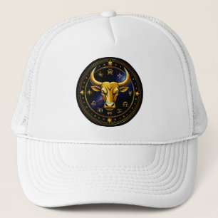 ♉ Gouden Stier Zodiac Stier Kosmische Cirkel Astro Trucker Pet