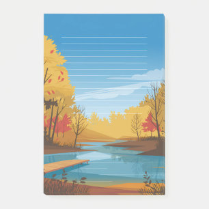 Gouden Stilte: Herfstmeer Post-it® Notes