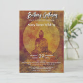 Gouden Stilte | Spiritueel Licht Design Kaart (Staand voorkant)