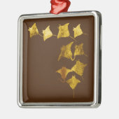 Gouden Stingrays Metalen Ornament (Links)
