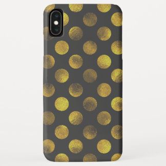 Gouden Stippen Vervaaagd iPhone XS Max Hoesje