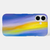 Gouden Straal Abstracte Kunst Case-Mate iPhone Case (Achterkant (horizontaal))