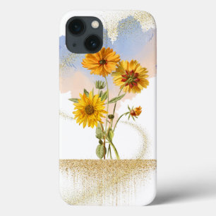 Gouden straling iPhone 13 hoesje
