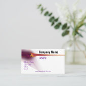 gouden streep visitekaartje (Staand voorkant)