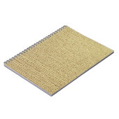 Gouden strepen: Abstracte achtergrond Notitieboek (Linkerzijde)