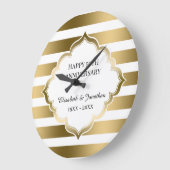 Gouden strepen en frame  grote klok (Hoek)